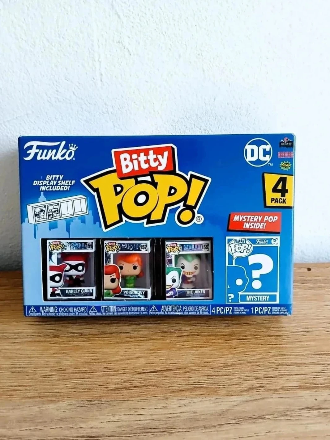 Pack 4 figurines Bitty POP! DC Batman Funko